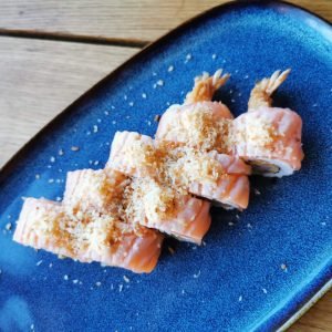 K9. Ebi on fire Roll