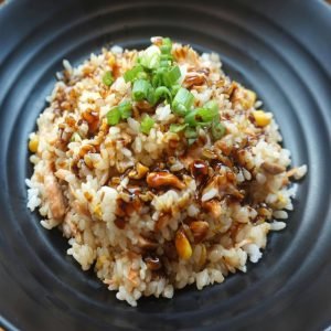 19B. Stegte ris med oksekød